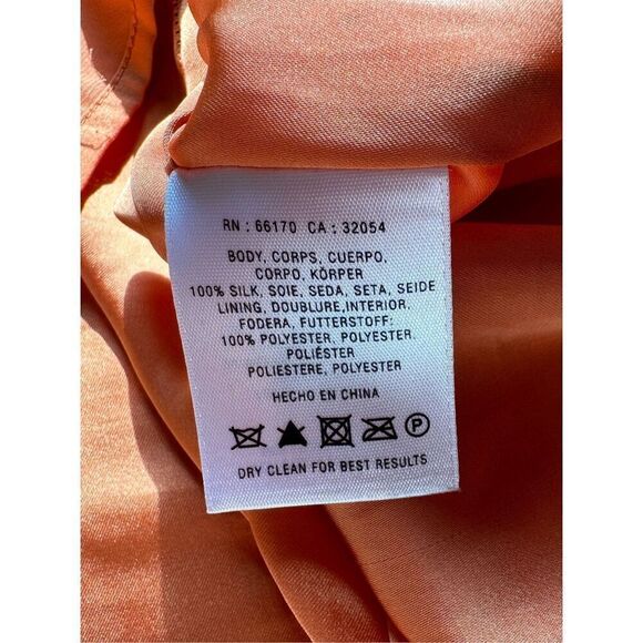 Anthropologie Rare "Dromedary Dress" by Charlotte Taylor Orange pink camel novel - Picture 6 of 12